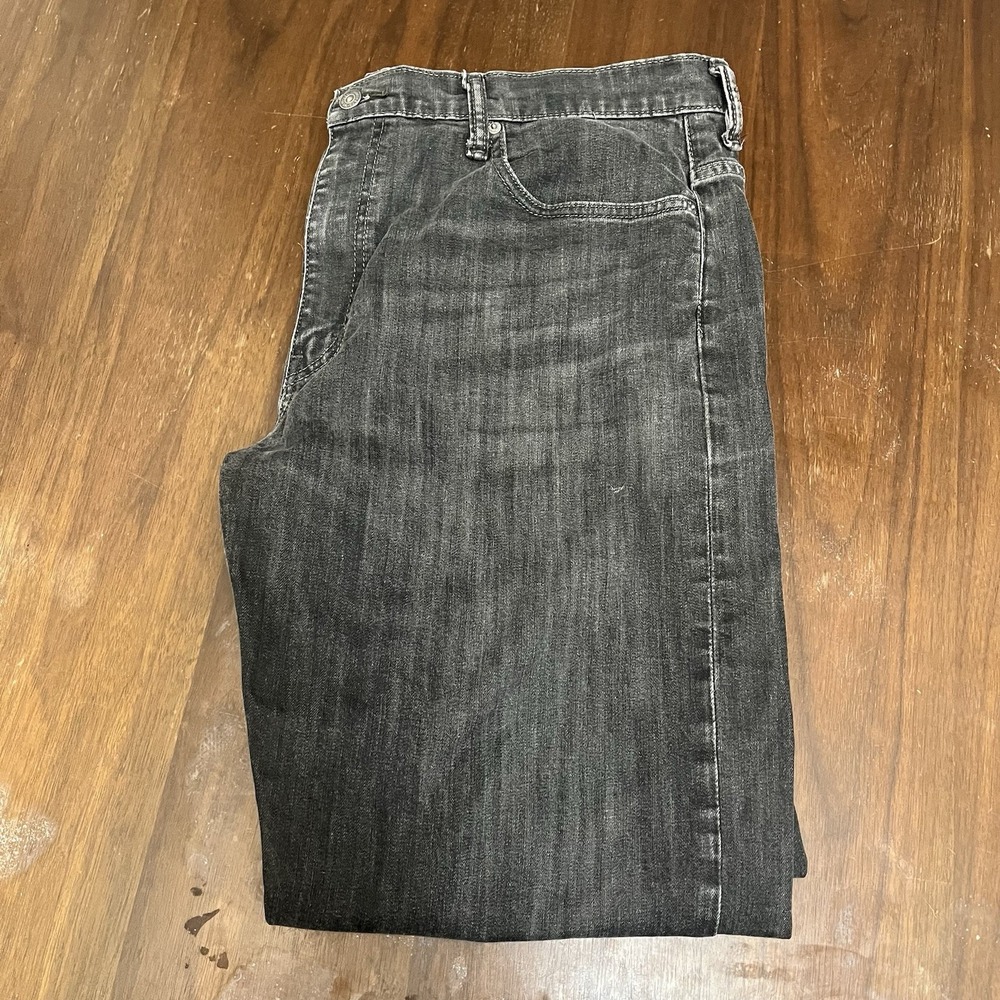 VTG Levis 569 Loose Straight Jeans Mens 38x30 Black Corduroy Relaxed Y2K 2004